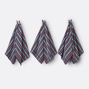 Set van 6 vaatdoeken in badstof