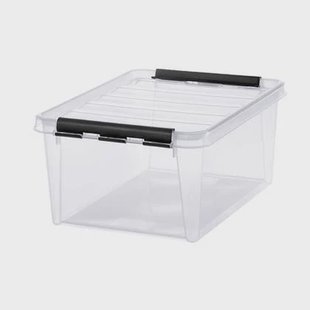 Orthex - Opbergboxen met deksel | 14 liter laag (30 x 40 x 18 cm)