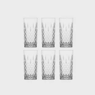 Mammoet - Rose - Longdrinkglas - 6 stuks - 36 cl - Transparant