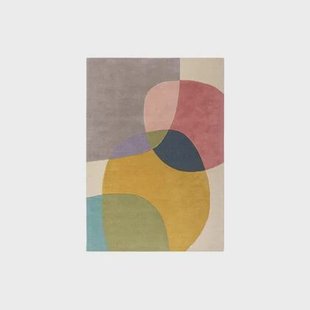 Goossens Vloerkleed Glow in Terra-oker-grijs multi (glow)