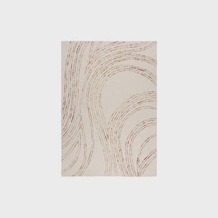 Goossens Vloerkleed Swirl in Naturel, orange (swirl)