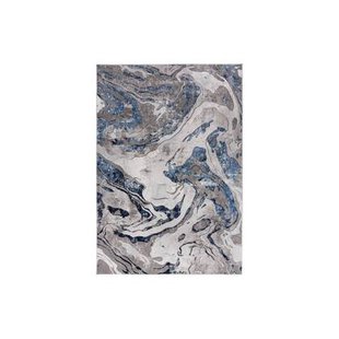 Goossens Vloerkleed Marbled in Navy (marbled)