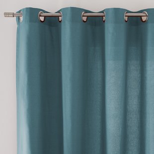 Katoenen gordijn met oogjes Scenario