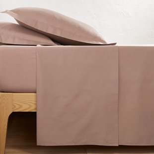 Effen plat laken in tergal, Scenario