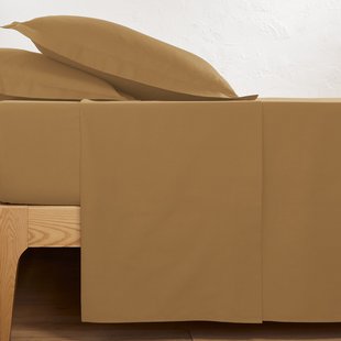 Effen plat laken in tergal, Scenario