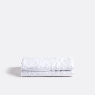 Set van 2 handdoeken in badstof 600 g/m2, Zavara