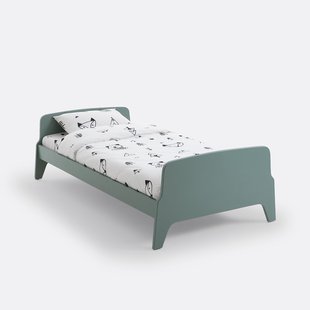 Bed met retro vintage stijl, 1 persoon, Adil