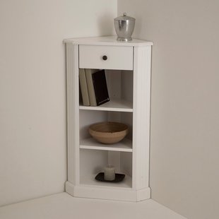 Hoekkast in gelakt wit, Authentic Style