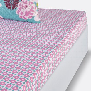 Hoeslaken in zuiver katoen, Miss China