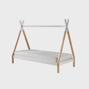 Vipack Tipi Eenpersoonsbed 90 x 200 cm - Naturel Wit
