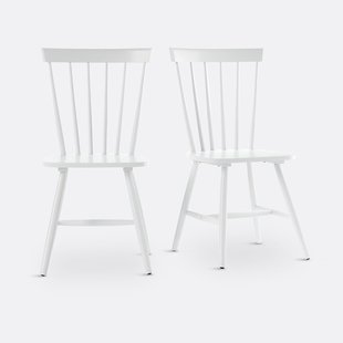 Set van 2 massief hevea lattenstoelen, Jyko