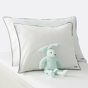 Kussensloop in effen katoen