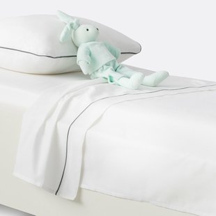 Plat laken in effen katoen, voor baby