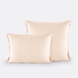 Kussensloop in gewassen linnen, Linot