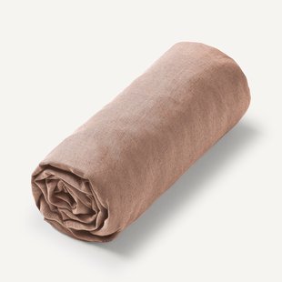 Hoeslaken in gewassen linnen, Elina