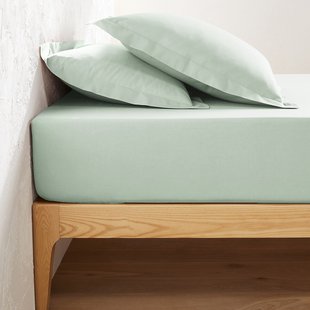 Effen hoeslaken in katoen, omslag 32 cm, Scenario