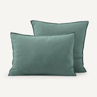 Kussensloop in gewassen linnen, Elina