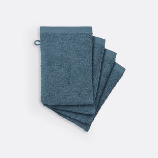 Set van 4 washandjes SCENARIO in badstof