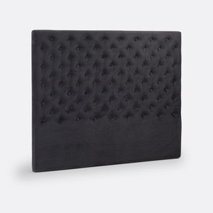 Gecapitonneerd hoofdbord in fluweel Jédéo