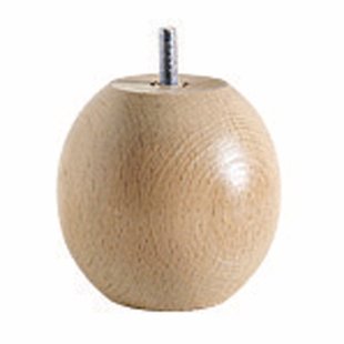 Set van 4 bolvormige poten