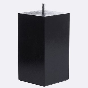 Set van 4 vierkante poten, hoogte. 15 cm