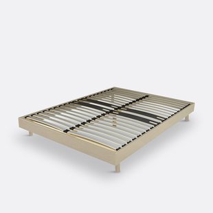 Bedbodempakket met 18 brede latten voor rug- en voetondersteuning