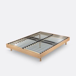 Bedbodempakket met 18 brede latten voor rug- en voetondersteuning