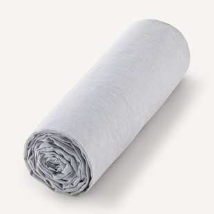 Hoeslaken voor topdekmatras in gewassen linnen, Elina