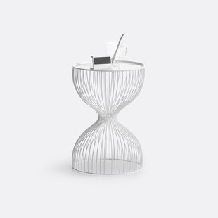 Bijzettafel in staaldraad, Janik