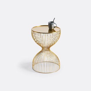 Bijzettafel in staaldraad, Janik