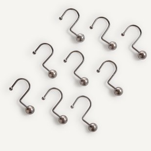 Gordijnhaakjes met kleine oogjes Copalme (x10)