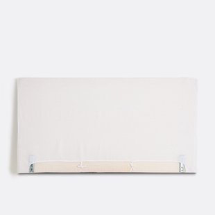 Hoes in gewassen linnen voor hoofdbord, Abella