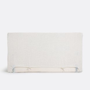 Hoes in gewassen linnen voor hoofdbord, Abella