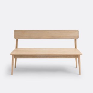 Bank in massief eik Natéo