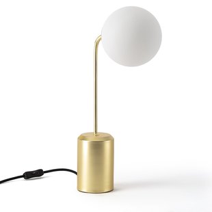 Tafellamp in opaline glas, Moricio