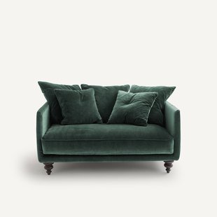 2-zits compact fluwelen zetel, Lazare