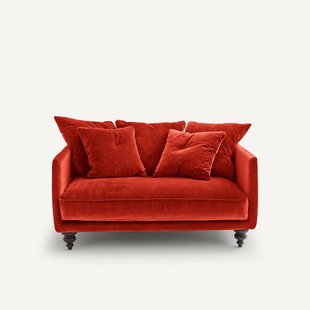 2-zits compact fluwelen zetel, Lazare