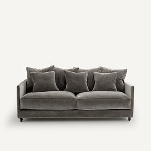 Omvormbare 3-zits fluwelen zetel, Lazare