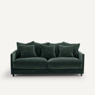 Omvormbare 3-zits fluwelen zetel, Lazare