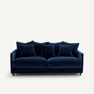 Omvormbare 3-zits fluwelen zetel, Lazare