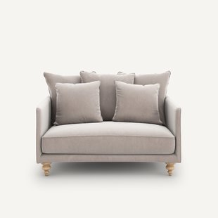 2-zits compact fluwelen bank, Lazare