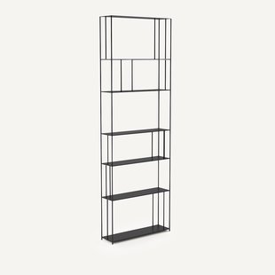 Boekenrek in staal H240 cm, Parallel XL slim