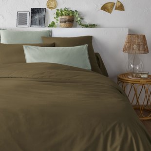 Dekbedovertrek in bio perkalkatoen Scenario