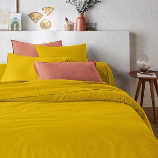 Effen dekbedovertrek in gewassen katoen, Scenario