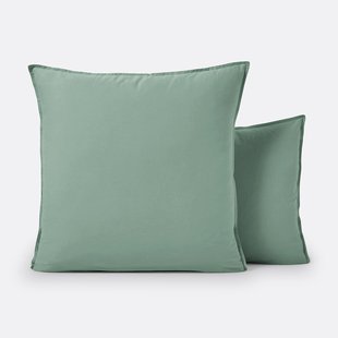 Effen kussensloop in gewassen katoen, Scenario