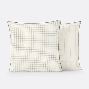 Kussensloop in gewassen katoen, Basile