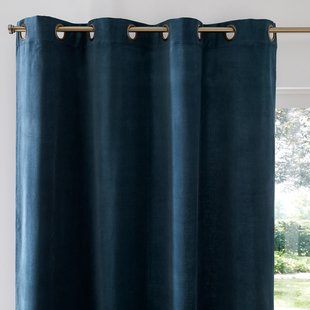 Gordijn in fluweel met oogjes Velvet