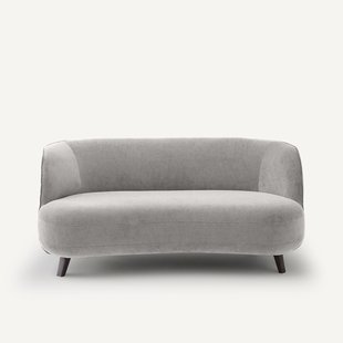 XS 3-zitsbank in stonewashed fluweel, Rosebury, design E. Gallina