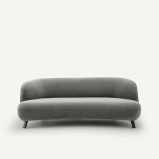 3-zitsbank, stonewashed fluweel, Rosebury, design E. Gallina