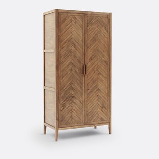 Kast met 2 deuren in massief dennenhout Nottingham